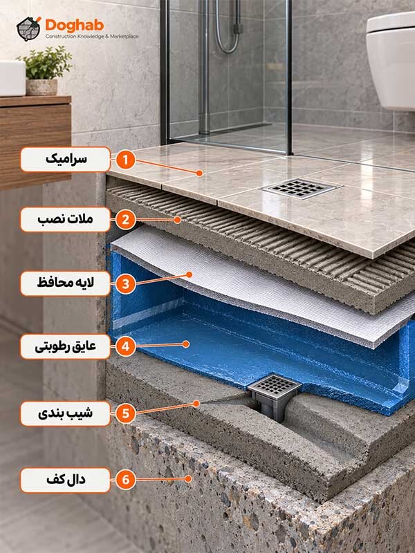 بهترین محل برای توضیح لایه های پنهان زیر سرامیک