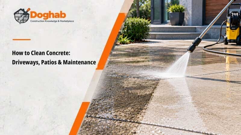 How to Clean Concrete: Driveways, Patios & Maintenance
