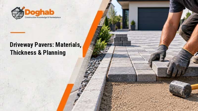 Driveway Pavers: Materials, Thickness & Planning