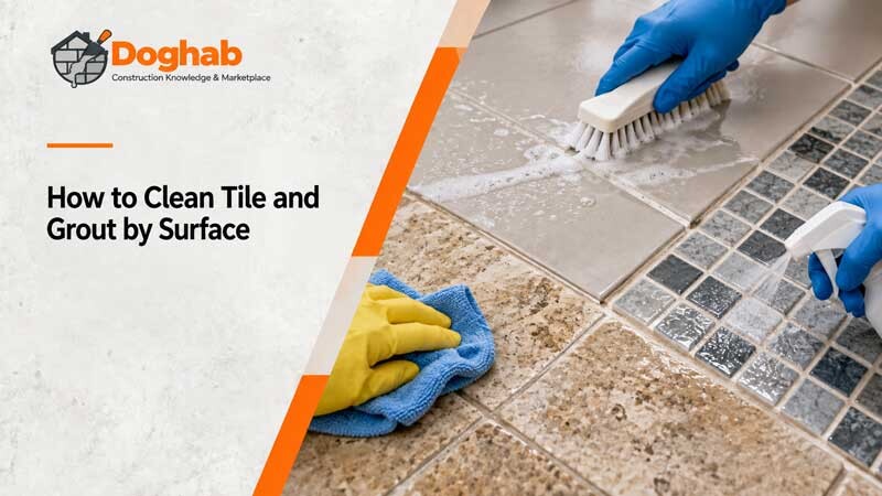 How to Clean Tile and Grout by Surface | Doghab