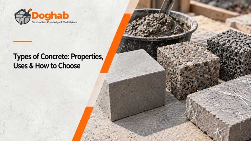 Types of Concrete: Properties, Uses & How to Choose
